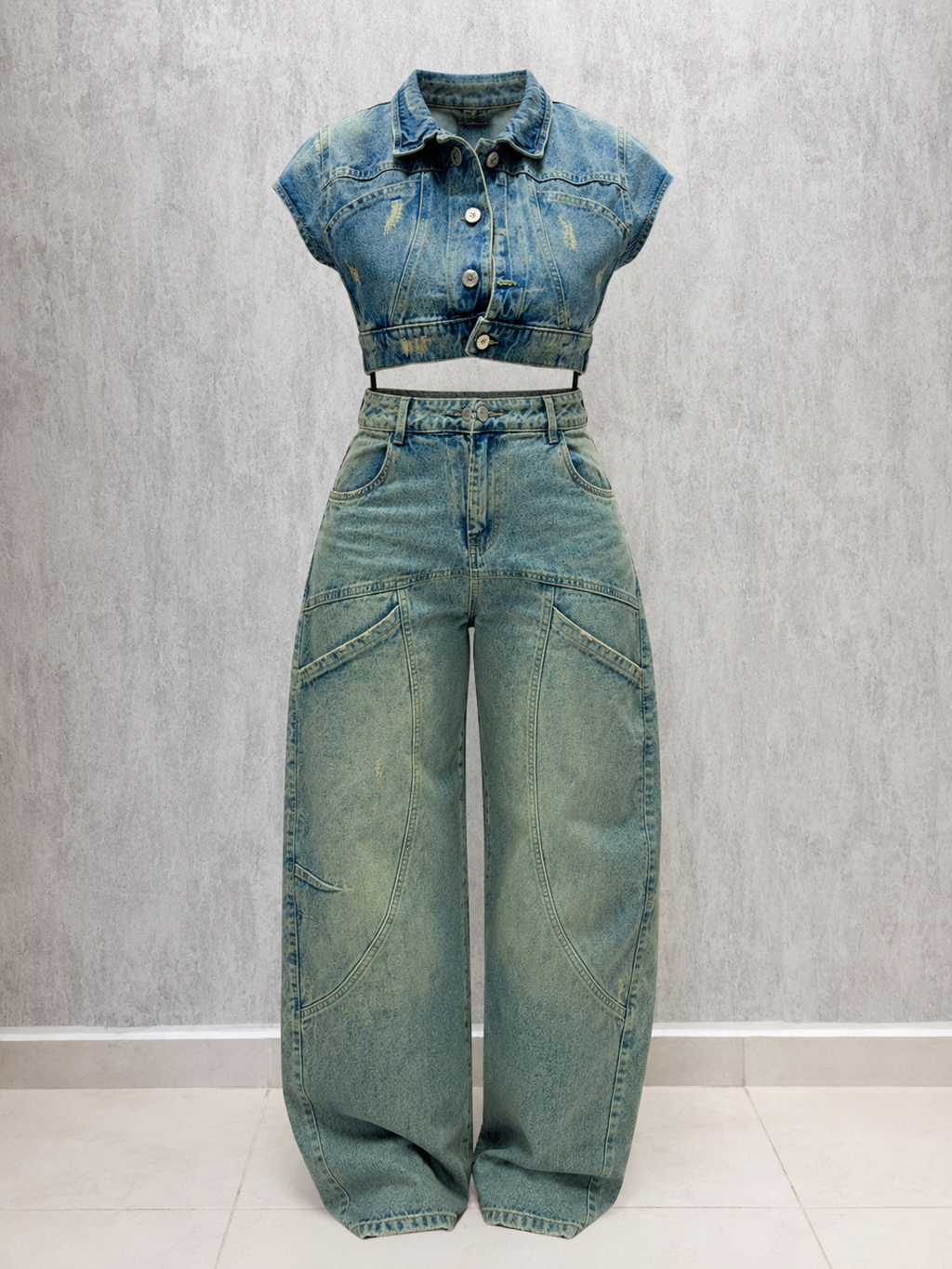 Urban Denim Luxe Set
