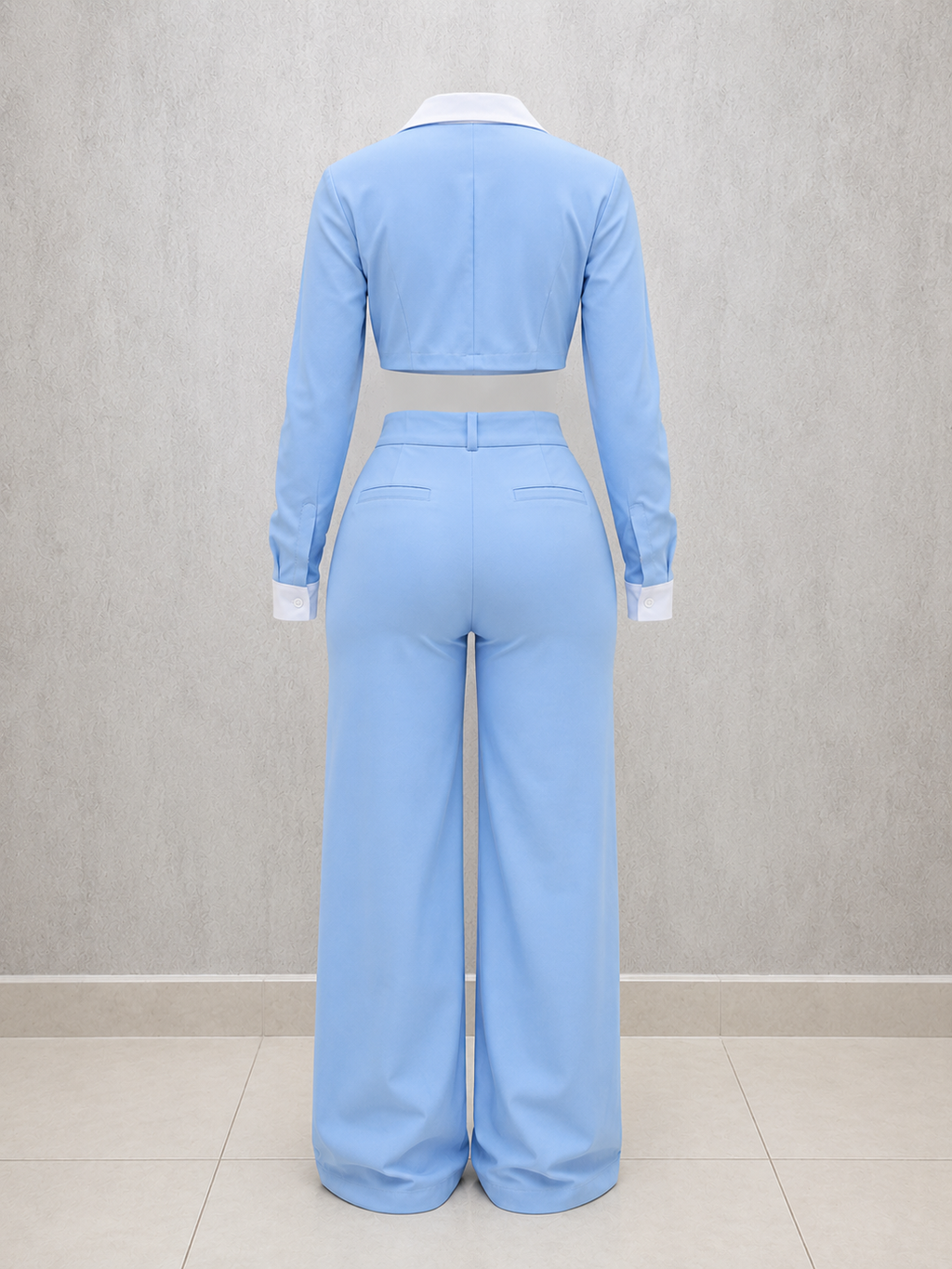 Sky Blue Chic Two-Piece Set