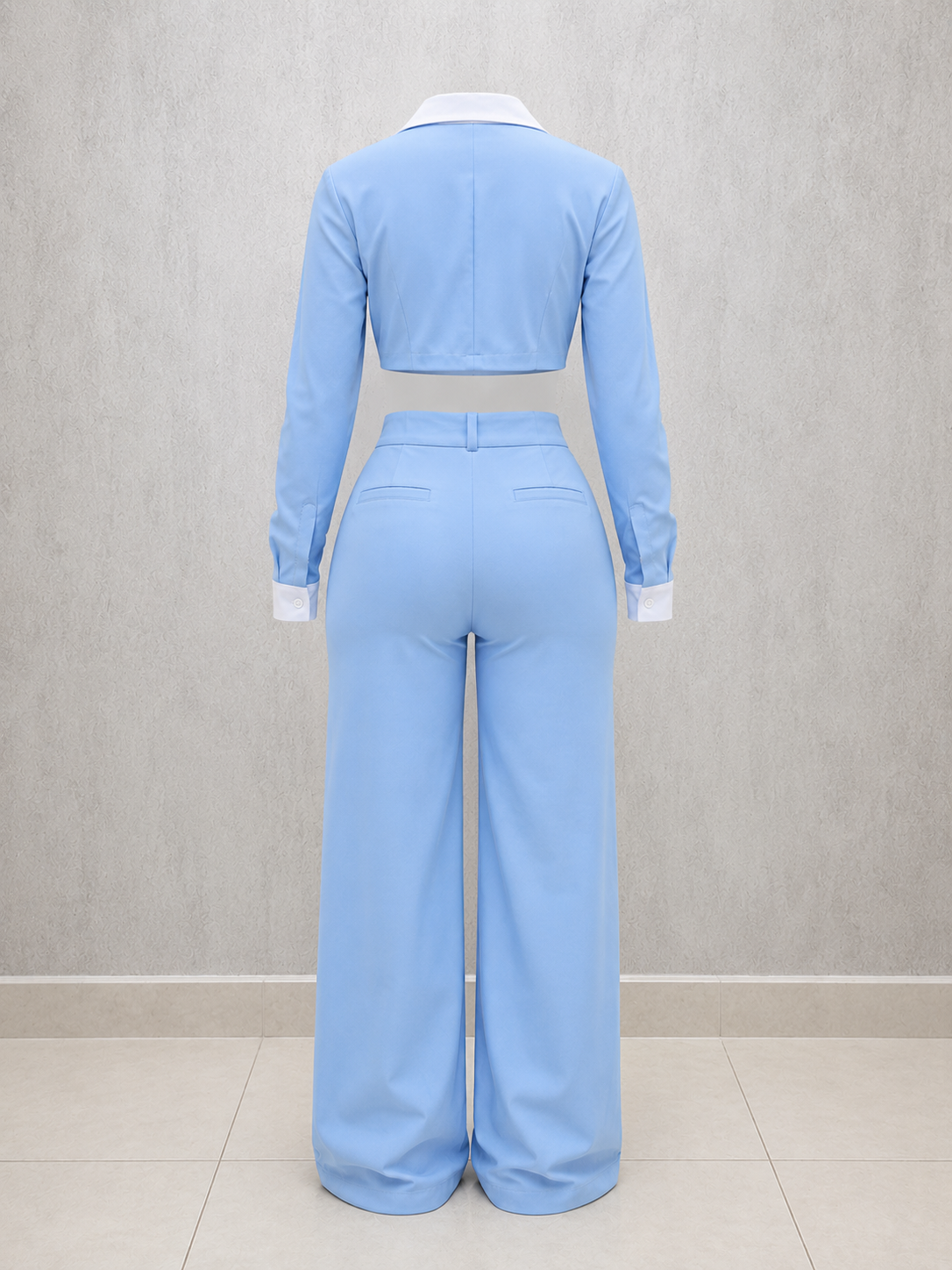 Sky Blue Chic Two-Piece Set