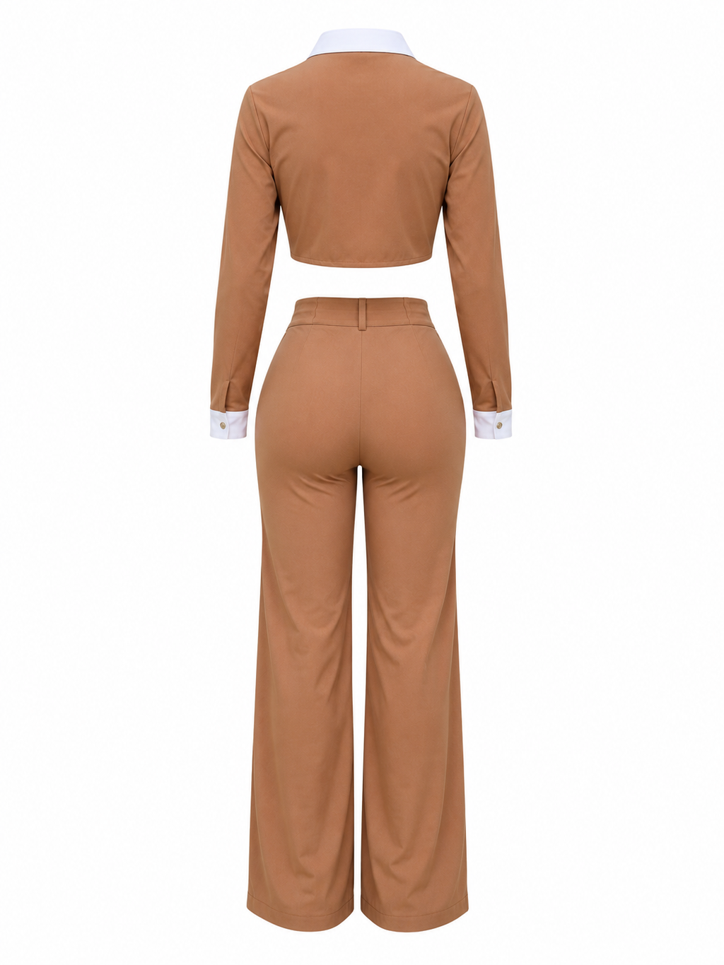 Mocha Elegance Two-Piece Set